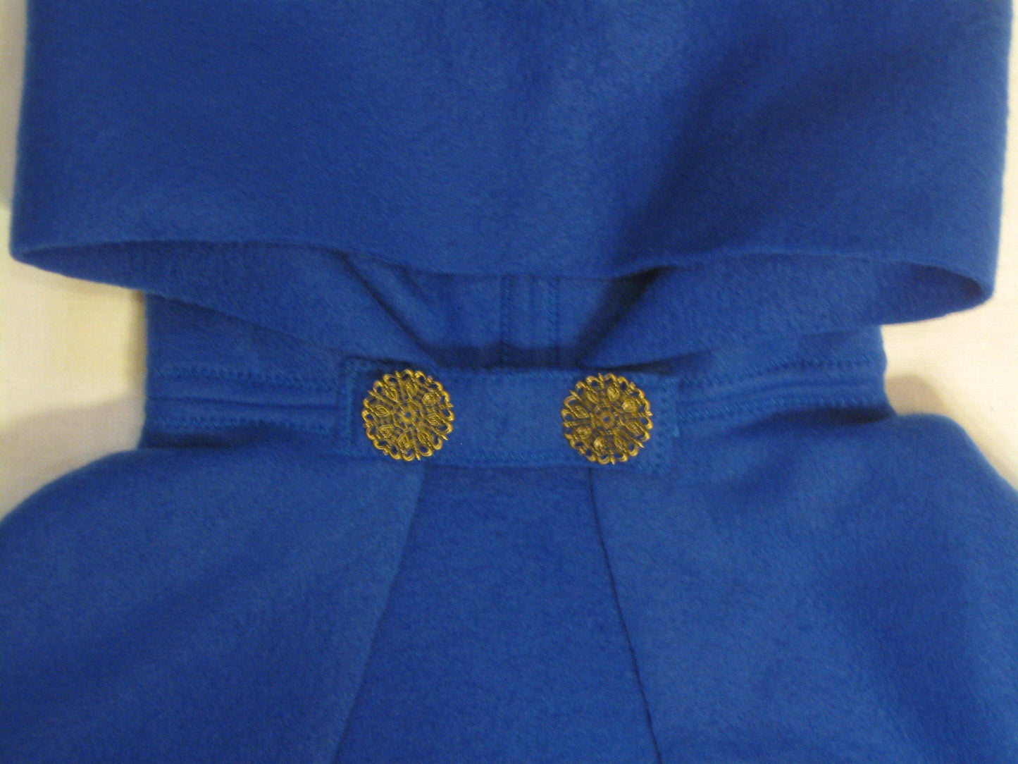 ROYAL BLUE Fleece Adult/Child Hooded Cape/Cloak/Capelet, Cosplay Halloween Costume