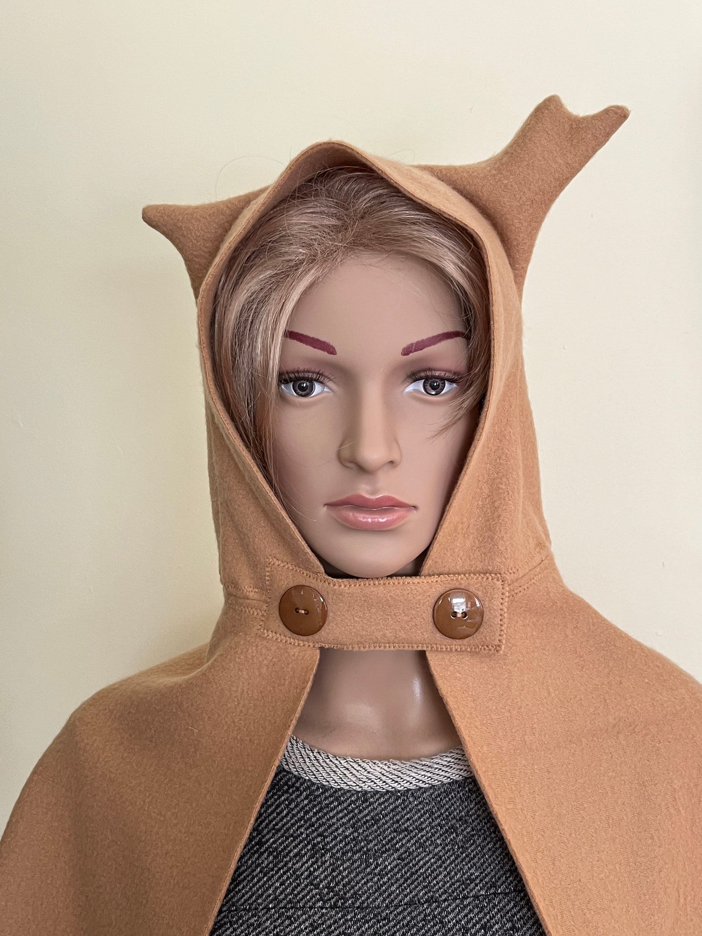 Korok Hooded Cape Cloak, TLOZ, Halloween Costume, Adult Child Toddler, Role Playing