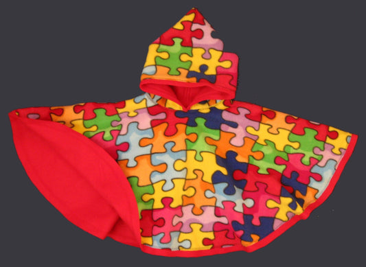 Ready to ship, REVERSIBLE Car Seat Poncho, Hooded Child Car Cape Cloak Blanket, Baby Poncho