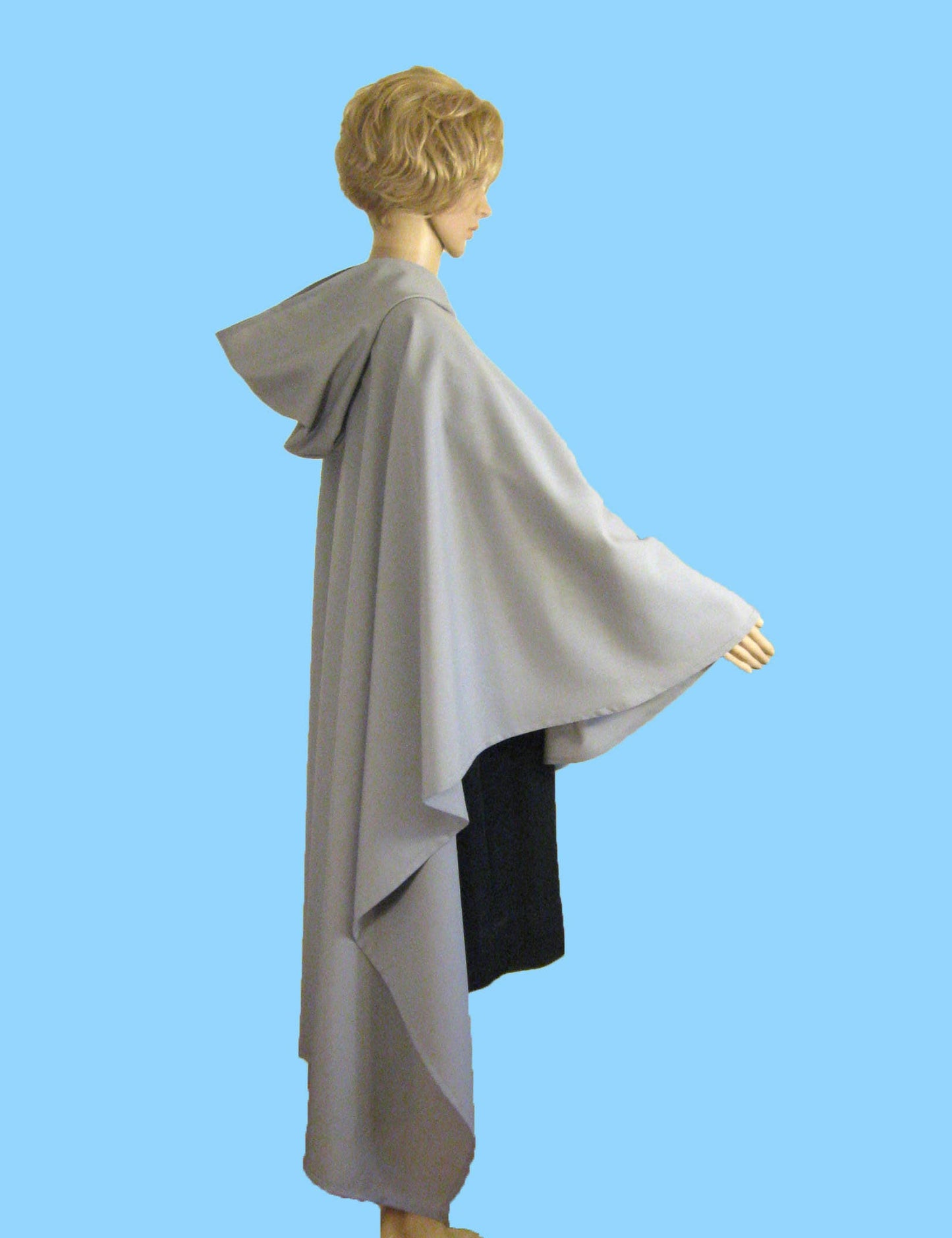 Rey Hooded Cape Cosplay, Jedi Hooded Cloak, Role Playing, Star Wars 8 The Last Jedi, Cosplay