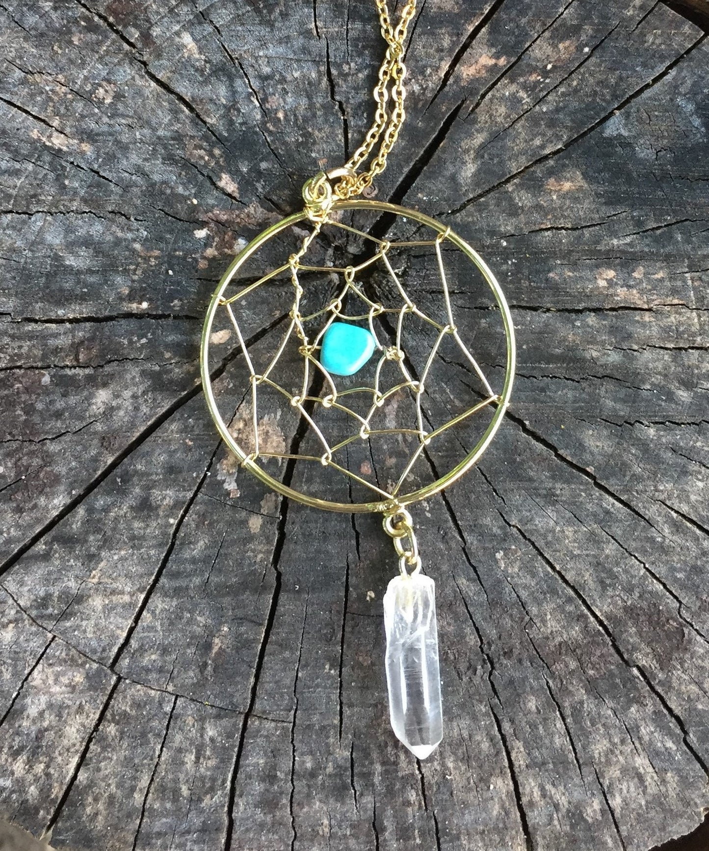 Dreamcatcher Elven Necklace Pendant