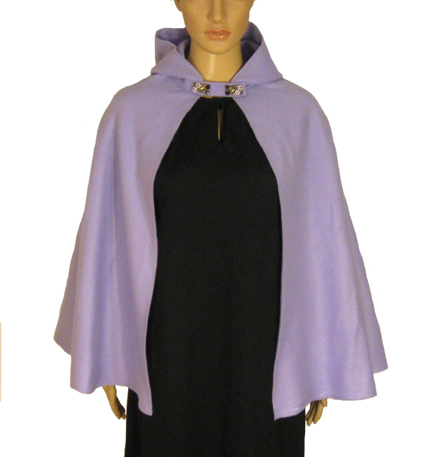 Cosplay PURPLE Fleece Adult Child Cape, Hooded Cloak, LOTR Princess LARP, Medieval Hooded Costume, Dress Up, Halloween Costume